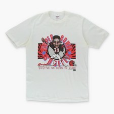 Vintage NFL Cincinnati Bengals 1998 'Super Bowl Shuffle' Ickey Woods T-Shirt (L)