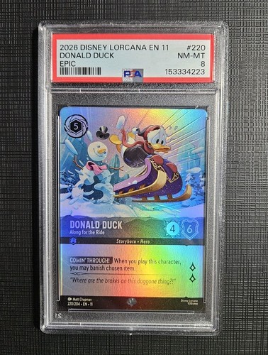 Donald Duck - Along for the Ride graded PSA 8 for sale on eBay