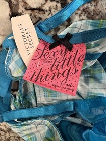 True Vintage Victoria's Secret Sexy Little Things Lingerie Set Top And Panties