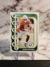 2024 Score - Protential - Adonai Mitchell #25 (RC) - Texas Longhorns 