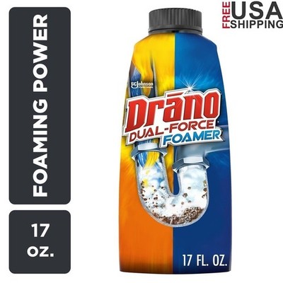 Foaming Drain Clog Remover Powerful Cleaner Pipes Septic Safe Garbage Disposal