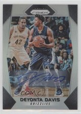 2017-18 Panini Prizm Silver Prizm Auto Deyonta Davis #208 Auto 5l1