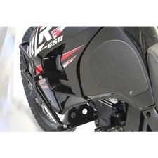 Techspec 62-2501-SS Snake Skin Tank Grips (Kawasaki KLR650 1998-2021)