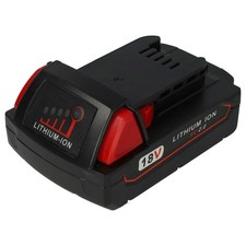 Batería para Milwaukee C18 PD C18 IW C18 DD C12-28 DCR C18 ID C18 HZ 2Ah 18V