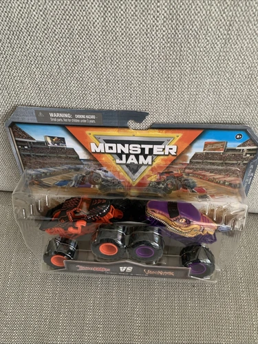 2025 SPIN MASTER MONSTER JAM SERIES 31 THUNDERROARUS VELOCIRAPTOR TWO PACK VHTF - Picture 5 of 5