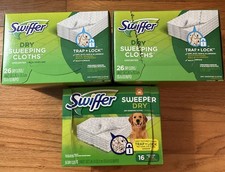 Swiffer Dry Sweeping Cloths Unscented Pads Re...