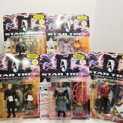 1994 Playmates Star Trek Generations Action Figure Lot Guinan Lursa Dr Soran Kir