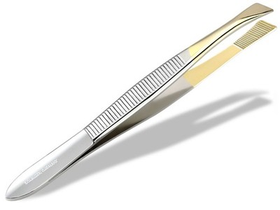Solingen Pinzette 7,8 cm Schräge Zupfpinzette 5 mm Haarzupfpinzette Augenbrauen