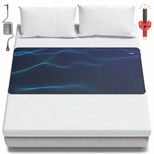 BOVEREY Grounding Mat for Bed, Earth Connected Grounded Pad, King Size for Sleep