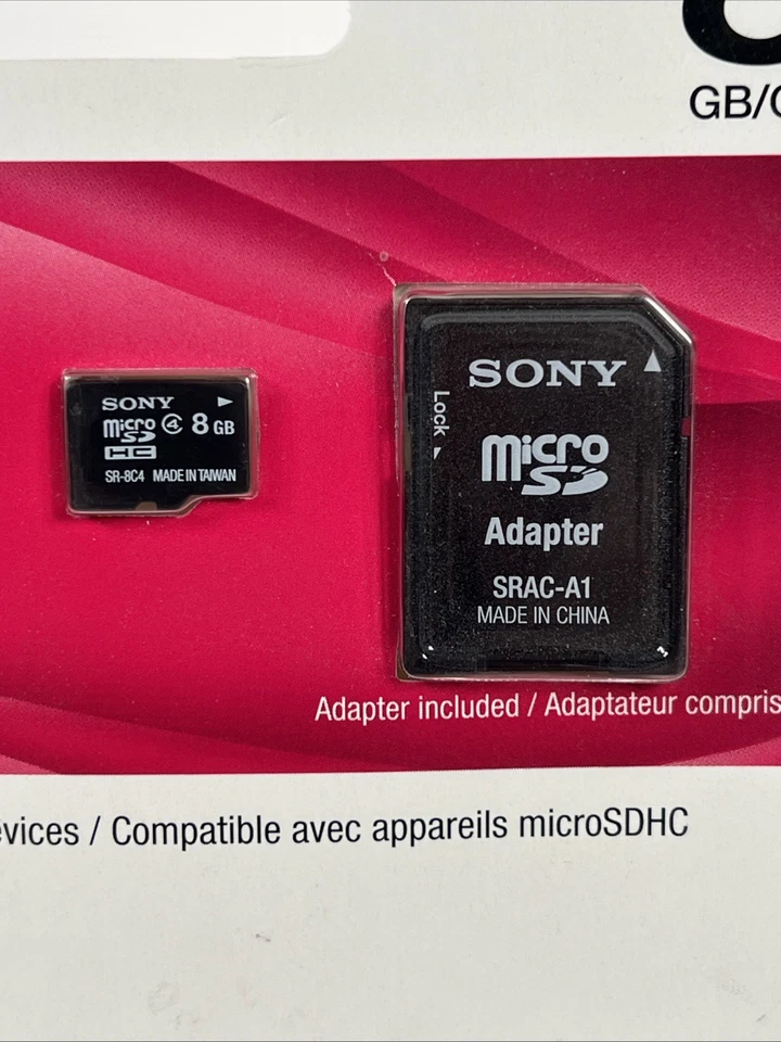 Sony 8GB MicroSDHC Card - SR8A4 Sealed - Image 3 of 3