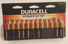 Duracell Power Boost AA 24 Alkaline Batteries Pack of 24 - Storage Date 03/2035