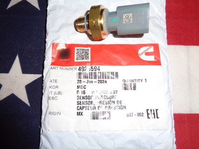 #ad WOW 30%OFF OEM CUMMINS EXHAUST GAS PRESSURE SENSOR #4928594. $180.00