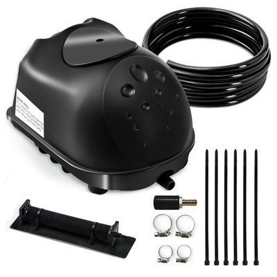 Luckerain Pond Aerator Air Pump Kit 8000 Gallon Koi Pond Diffuser Airline