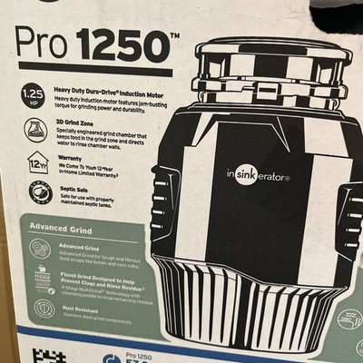 InSinkErator 79853K-ISE Pro 1250 Garbage Disposal