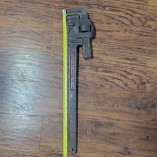 VINTAGE TRIMO 24" INCH HEAVY DUTY FLEX HEAD ADJUSTABLE PIPE WRENCH Drop Forged
