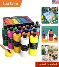 14 Colors Large Bulk Acrylic Paint Set 16.9 Oz500 Ml Rich Art Painting Suppl... 14 Colors Large Bulk Acrylic Paint Set 16.9 Oz500 Ml Rich Art Painting Suppl...
