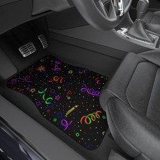 Retro Arcade Car Floor Mats Full Set 90s Jdm Car Gift Fun Bowling Car Decor