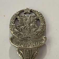 Albania Vintage Souvenir Spoon US Collectible