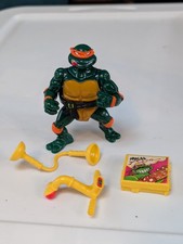 1991 Playmates Teenage Mutant Ninja Turtles Head Droppin' Mike Compete