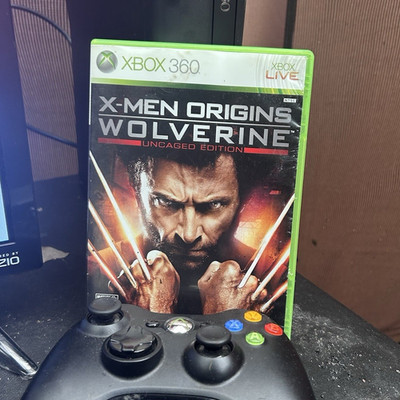 Microsoft Xbox 360 S 250GB Black Wi-Fi HDMI NTSC-U/C w Controller + X-Men
