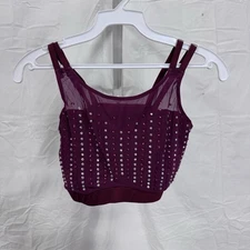 Art Stone "Miracle" Children's Dance Costume - Sangria - Size Extra Large Child