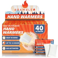 Hand Warmers 40 Pairs Air Activated Pocket Heat Outdoor Up to 10 Hours