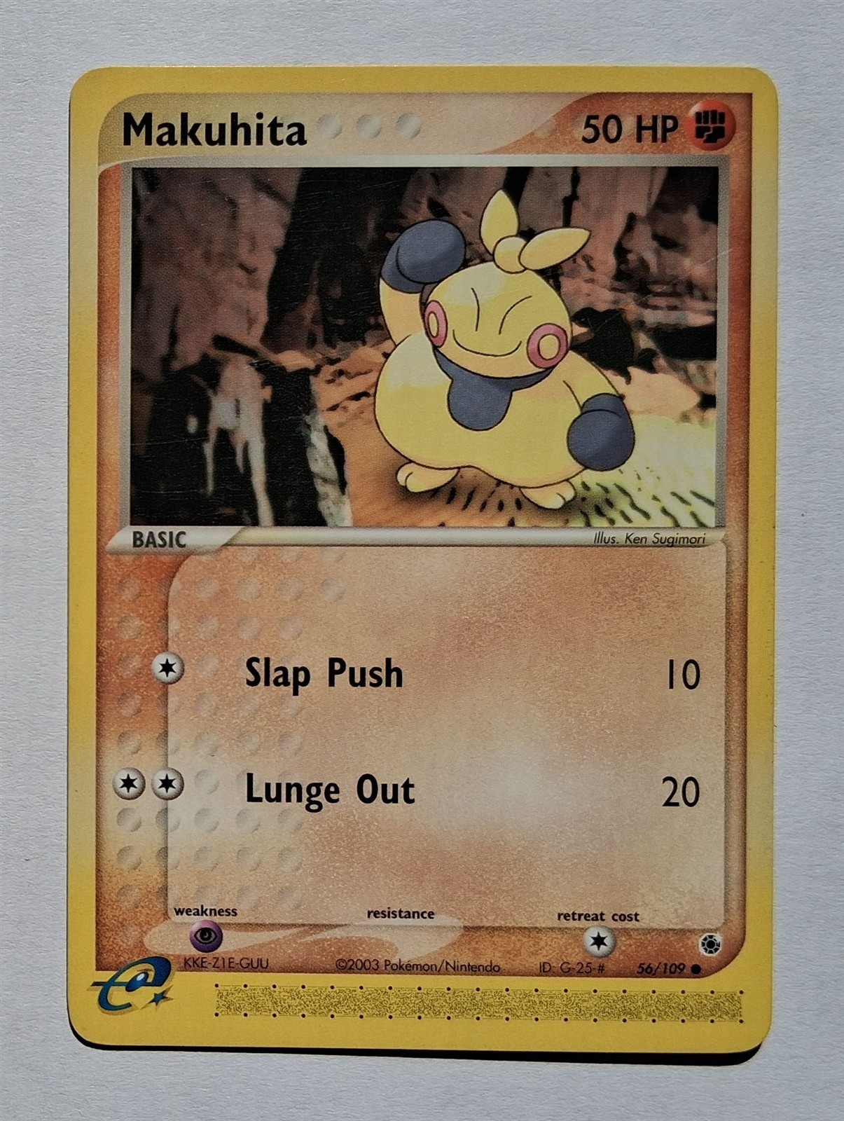 Pokemon - Makuhita - Ruby & Sapphire 56/109 - Common - LP