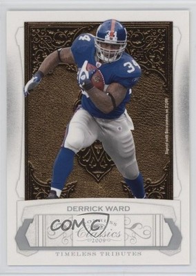 2009 Donruss Classics Timeless Tributes Silver 86/100 Derrick Ward #93 1e27