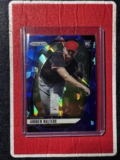 Andrew Walters 2025 Panini Prizm (RC,SP) Rookie Blue Cracked Ice Prizm #71