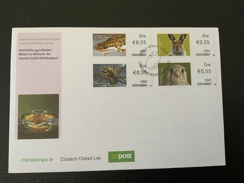 Ireland 2012 Animals And Marine Life - 2 FDCs