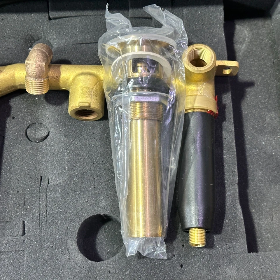 Newport Brass 1-500U Tub Faucet Universal Items Wall Mount 2 Valve Rough-In New - Image 3 of 3