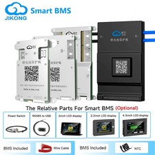 JK Smart BMS 4S-24S 12V-72V 40-300A Li-ion LiFePo4 BMS in Active Balance BT/LCD