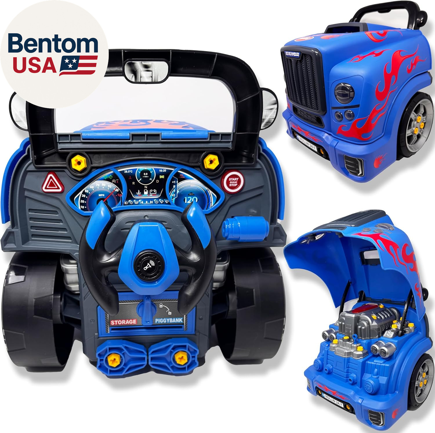 Interactive Large Truck Engine Toy for Kids &ndash; Complete Mec