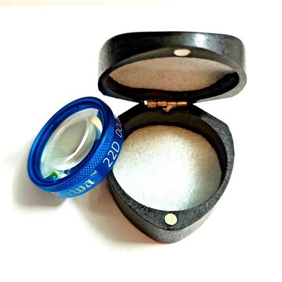 High Precision 22D Double Aspheric Ophthalmic Lens Blue Color Free Shipping 100%
