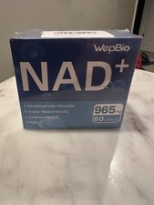 NAD+ 60 Capsules Nicotinamide Riboside CoQ10 PQQ