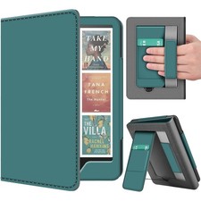 Stand Case for Kindle Paperwhite 12th / Kindle Colorsoft 2024, Dark Green