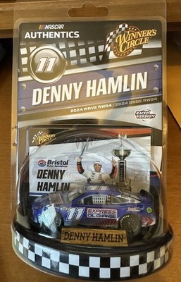 Denny Hamlin #11 Bristol Win 2024 Wave RW04 Winners Circle 1:64 diecast NEW