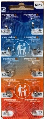 Fifty (50) Renata 379 (SR521SW) Batteries FRESH....FREE SHIP EXP. DATE 07/2027