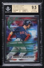 2017 Chrome Freshman Flash Green Refractor /99 Andrew Benintendi #20 BGS 9.5 0c6