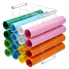 Vinyl Roll Storage Rack, Sturdy Vinyl Roll Holder, Vinyl Storage Organizer