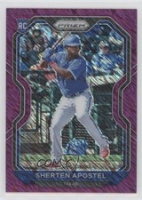 2021 Panini Prizm Tier II Purple Shimmer Prizm 7/7 Sherten Apostel #110 no9