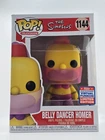 Funko Pop! #1144 Simpsons Belly Dancer Homer 2021 Funkon Exclusive + Protector