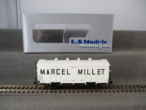 L.S.Models Spur H0 90001 Gedeckter Güterwagen "M. Millet" Ep. IV der SNCF in OVP | Zustand: Gebraucht