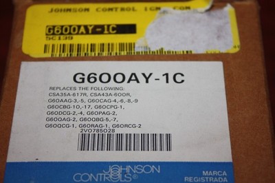 G600AY1C Johnson burner control ignition module electronic Lennox boiler furnace