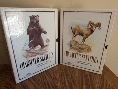 Character Sketches From The Pages of Scripture Vol 1 & 2 w/ Slipcases VTG