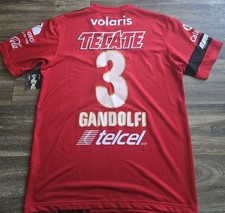 Camiseta deportiva de fútbol Nike Club Tijuana Xolos 13/14 Home Gandolfi talla mediana rara