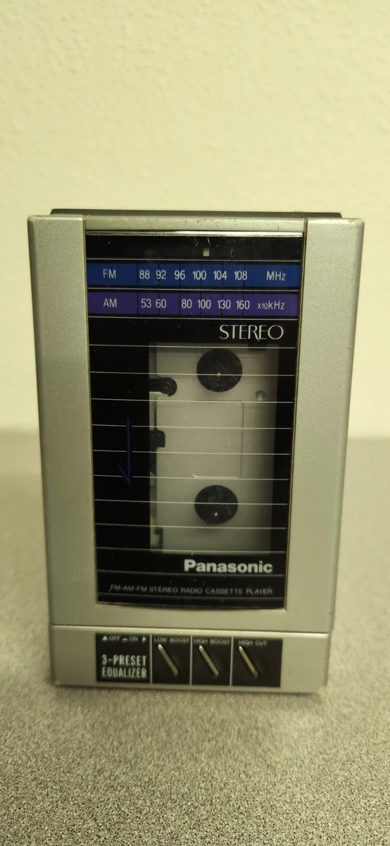 Walkman Panasonic vintage à cassette et radio FM/AM Stereo (Gebraucht
