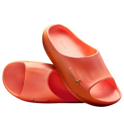 NEW Men's Size 15 Nike ReactX Rejuven8 Slides Sandals Orange Slip