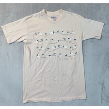 Vintage 80s Duck NC Graphic T-Shirt Medium | Coastal Retro Tourist Tee USA Made