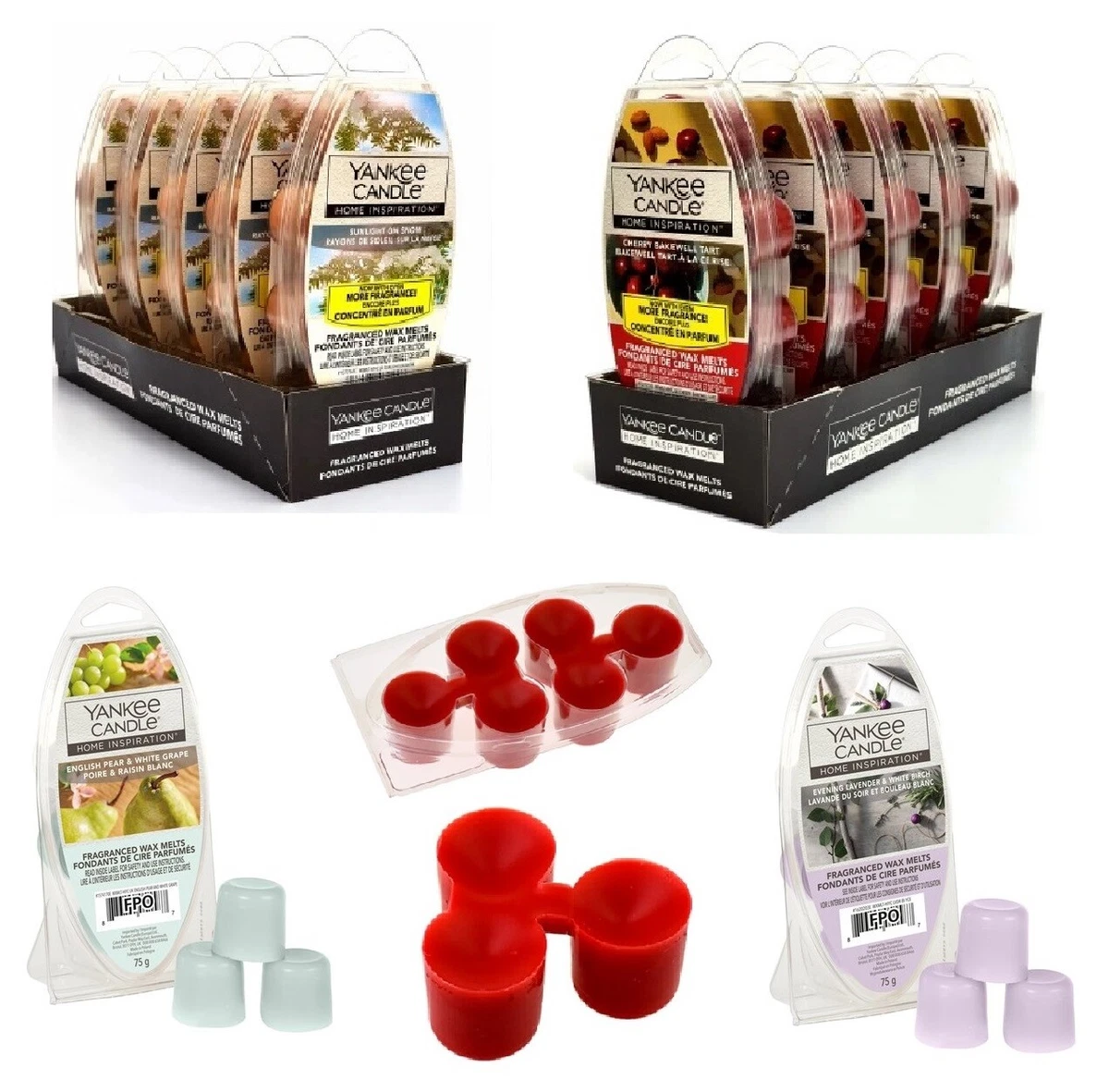 Yankee Candle Wax Melt Cubes Fragranced Melts x 30 Cubes Home